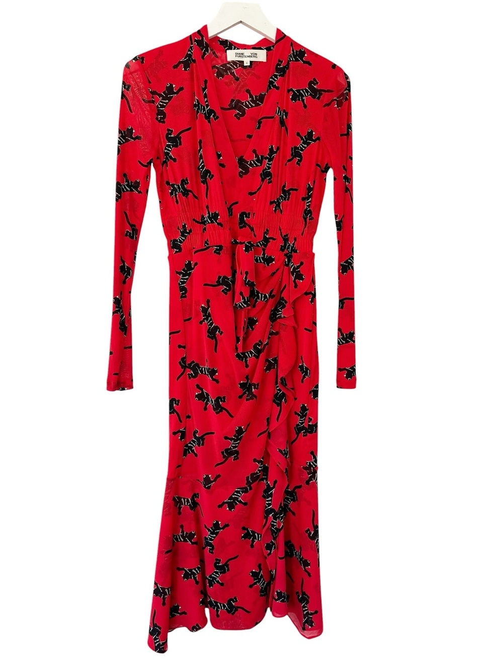 Diane von Furstenberg • Climbing Panther Abra Midi Dress - Picture 2 of 10